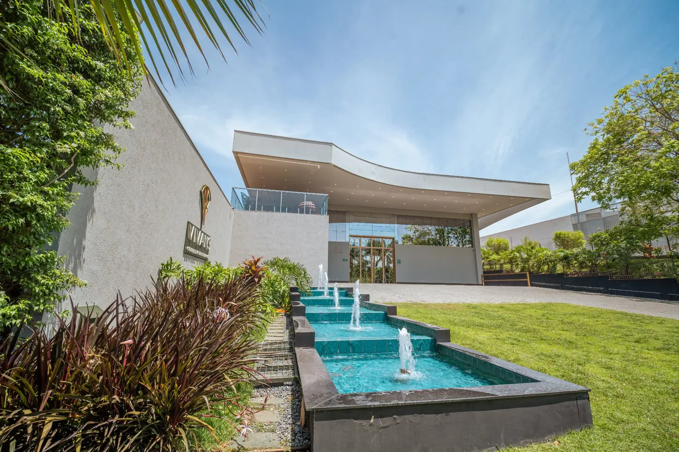 Fachada do Vivans Complexo de Eventos
